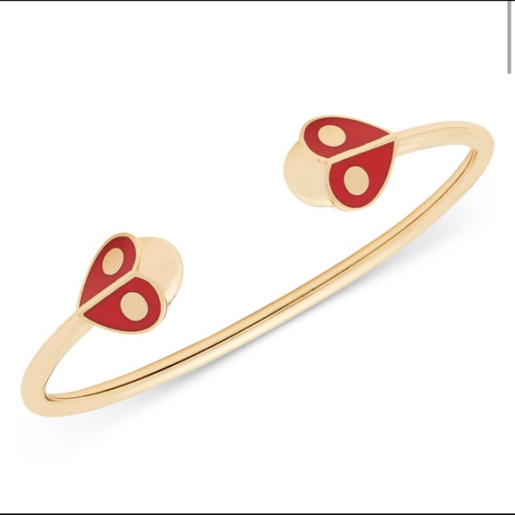 NWT♠️Kate Spade Gold-Tone LadyBug Cuff Bracelet ♠️ - Picture 4 of 6